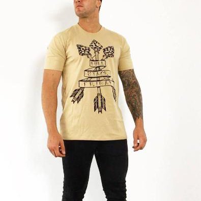 Arrows Tan Tee