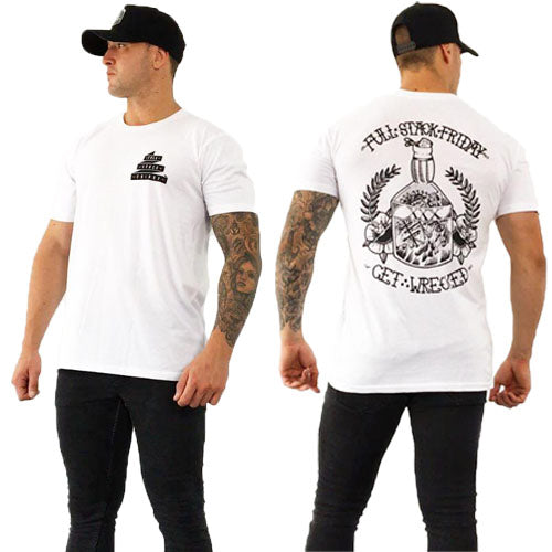Get Wrecked Tee White