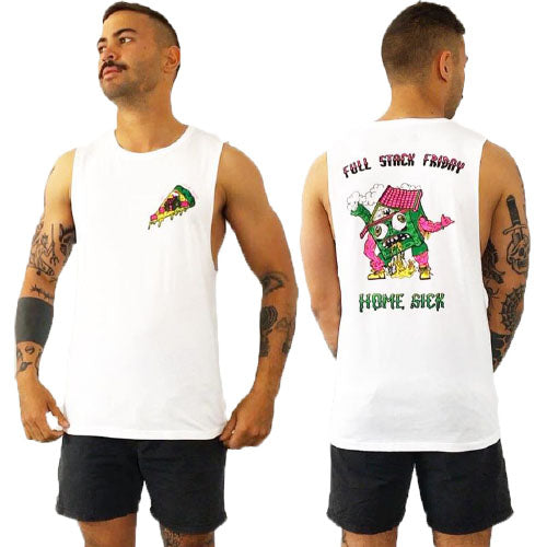 'Homesick' White Tank