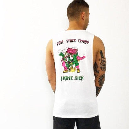'Homesick' White Tank