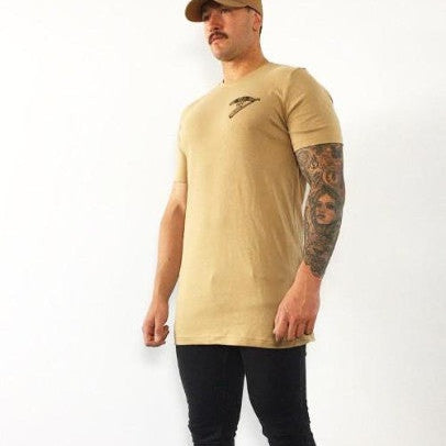 'Dagger' Camel Tall Tee
