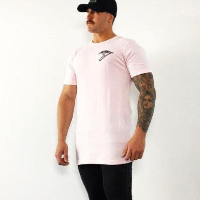 'Dagger' Pink Tall Tee