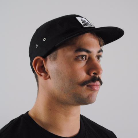 FSF Five Panel Cap Black