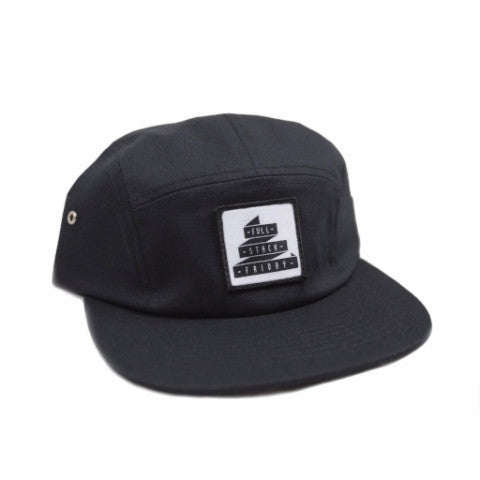 FSF Five Panel Cap Black