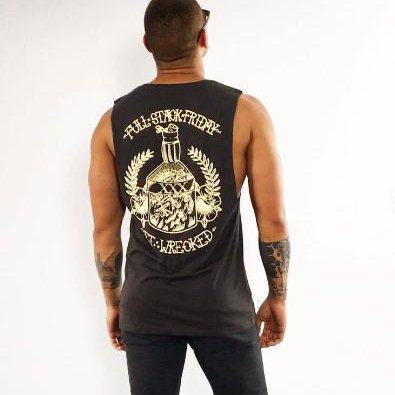 Get Wrecked Muscle Top Mustard