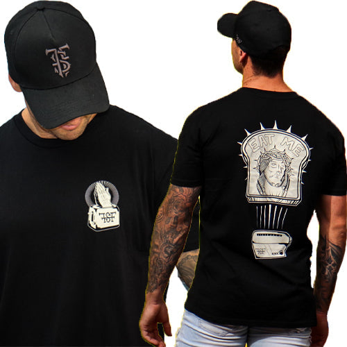Jesus Toast Black Tee