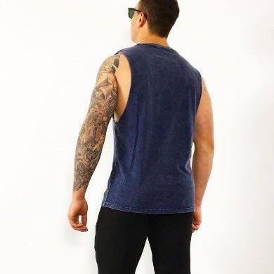 Sharknana Muscle Acid Blue Tee